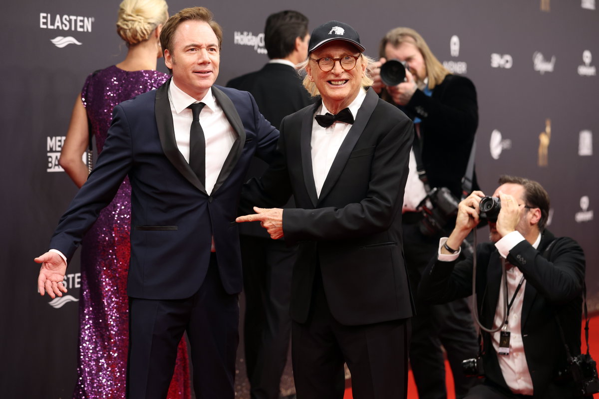 Michael Bully Herbig und Otto Waalkes beim Bambi 2023