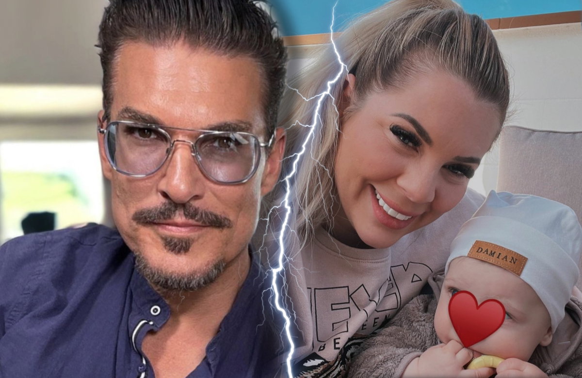 Chris Töpperwien von Jenny Frankhauser mit Baby Damian von Blitz getrennt