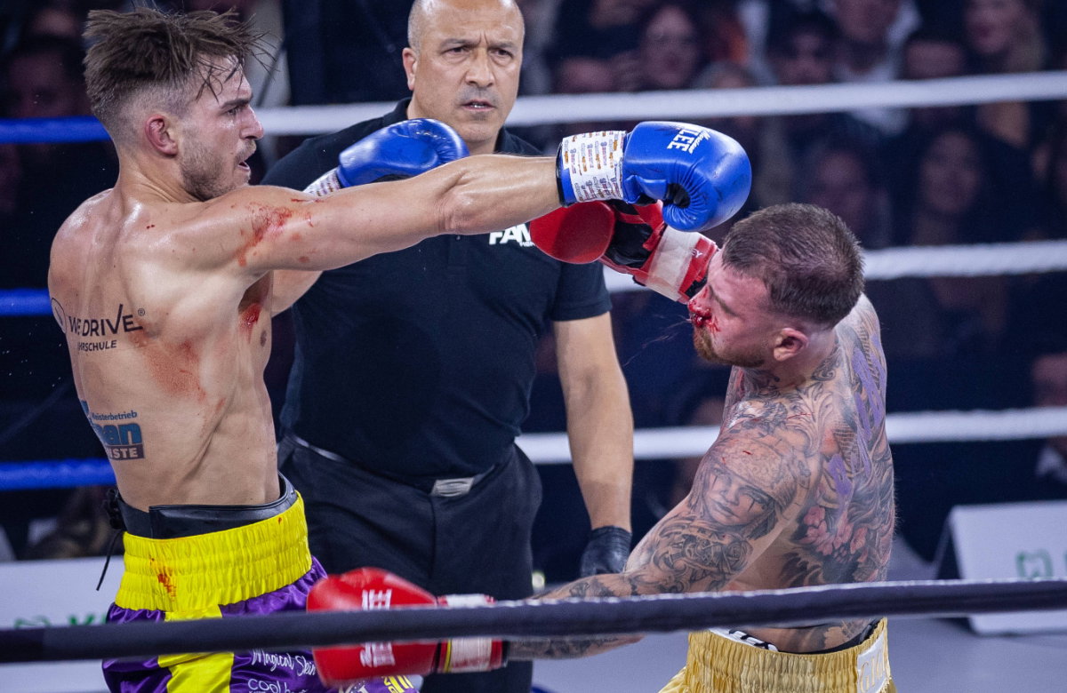 Gigi Birofio und Can Kaplan boxen bei "Fame Fighting" gegeneinander