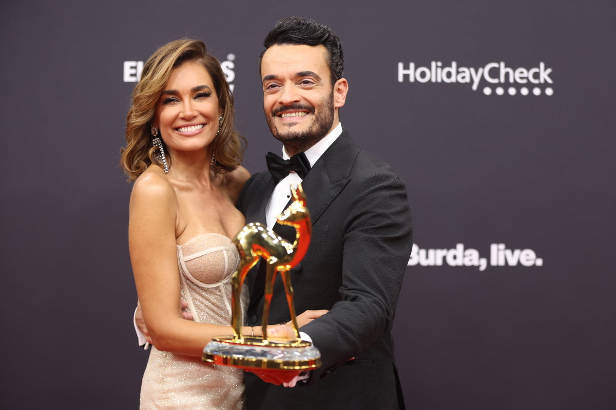 Jana Ina Zarrella und Giovanni Zarrella beim Bambi 2023