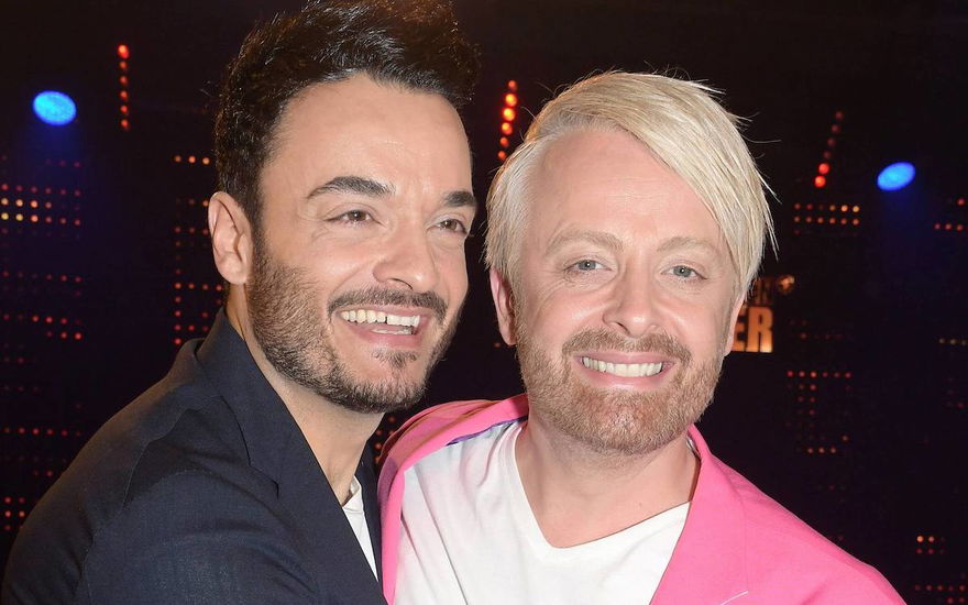 Giovanni Zarrella und Ross Antony lächeln beide