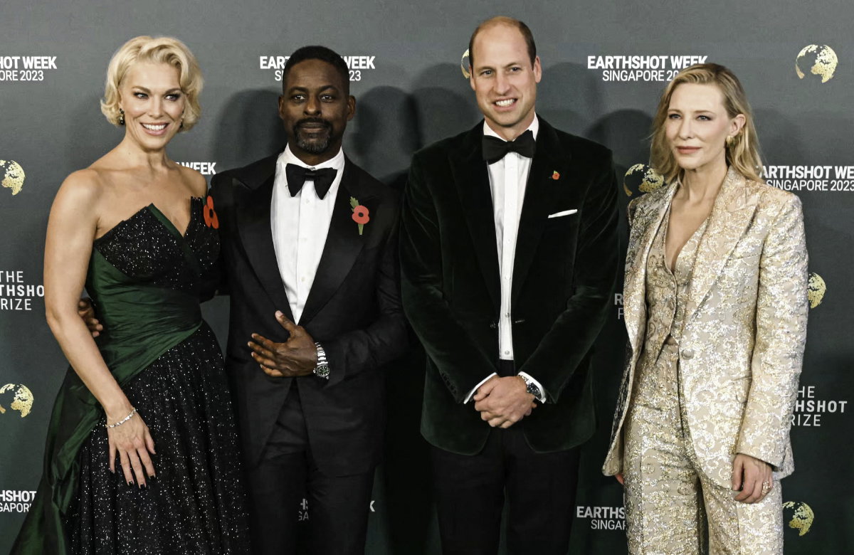 Hannah Waddingham, Sterling K. Brown, Prinz-William und Cate Blanchet in Singapur.