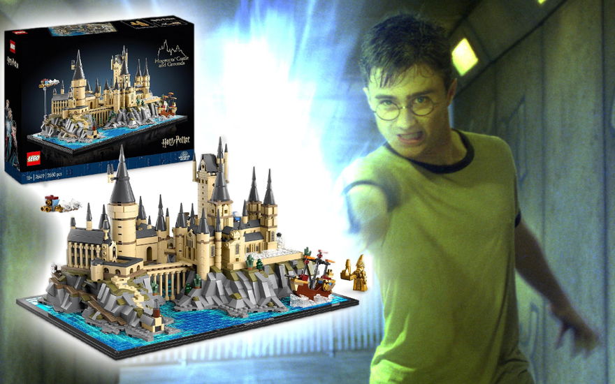 Harry Potter Schloss Hogwarts aus Lego