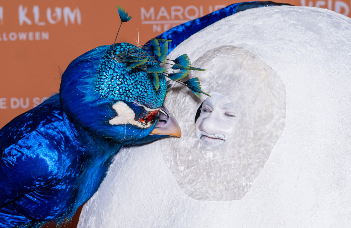 Heidi Klum und Tom Kaulitz verkleidet an Halloween
