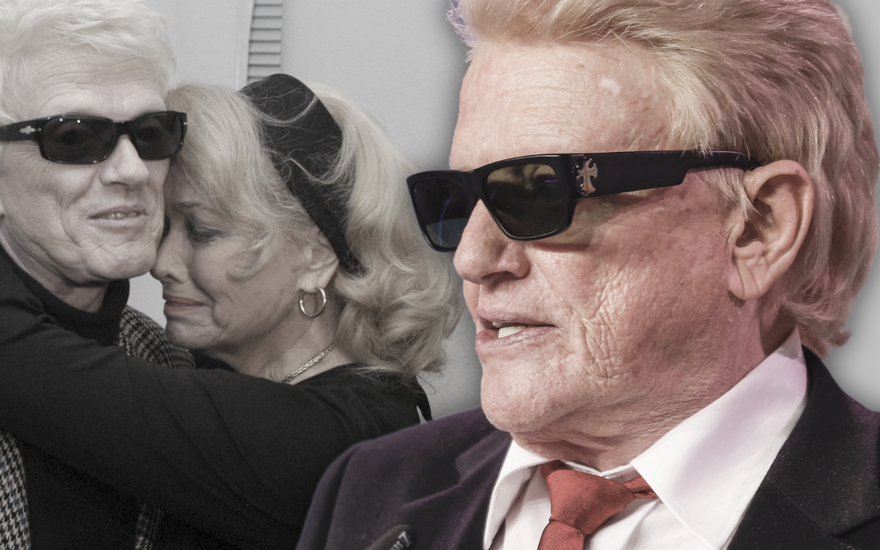 Heino und Hannelore traurig, Bildmontage
