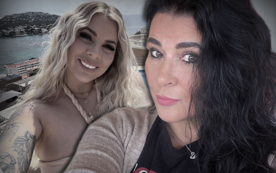 Iris Klein sieht nachdenklich aus, Jenny Frankhauser ausgegraut im Hintergrund