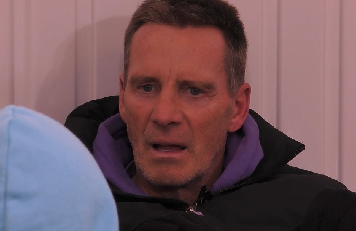 Jürgen Milski guckt bei "Promi Big Brother" wütend
