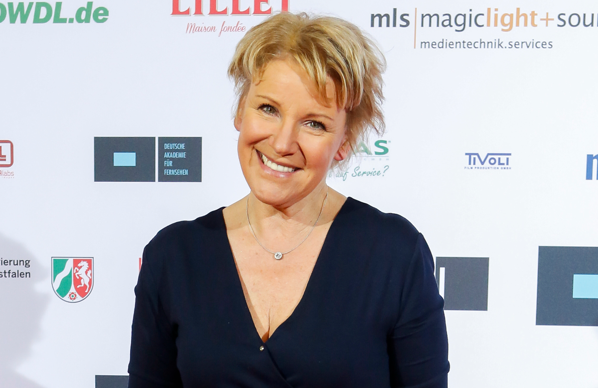 Mariele Millowitsch glücklich