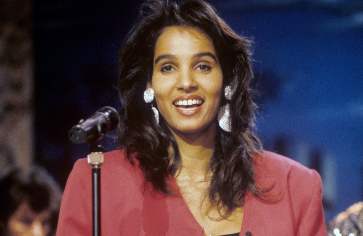 Nadja abd el Farrag bei einem Auftritt in München im Jahr 1992