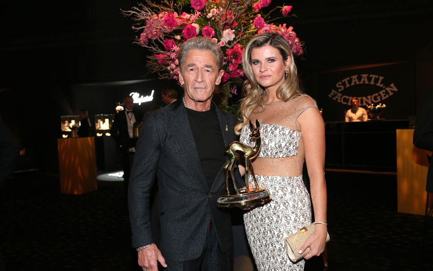 Peter Maffay mit Ehefrau Hendrikje Balsmeyer beim Bambi 2023
