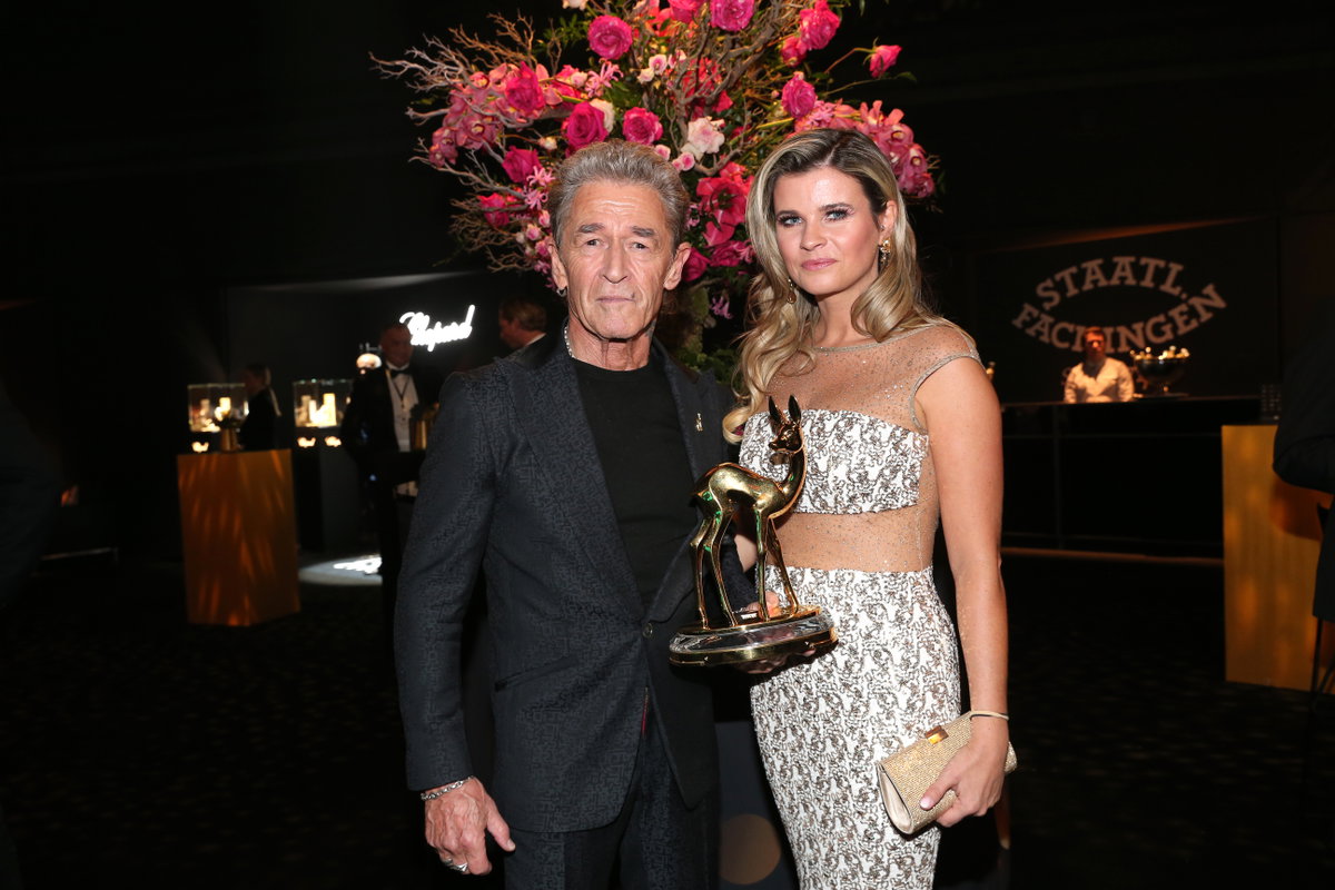 Peter Maffay mit Ehefrau Hendrikje Balsmeyer beim Bambi 2023
