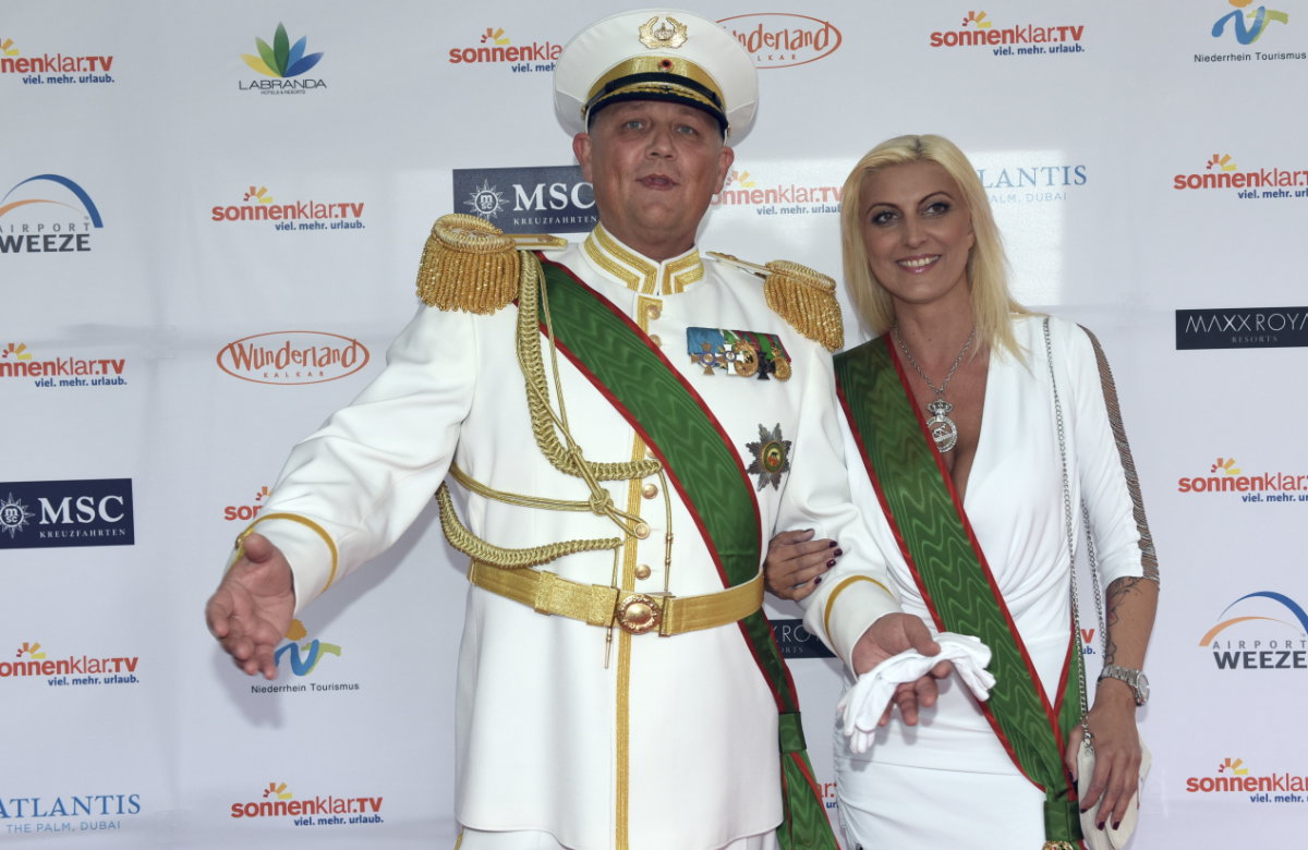 Prinz Alexander von Anhalt und Freundin Justine