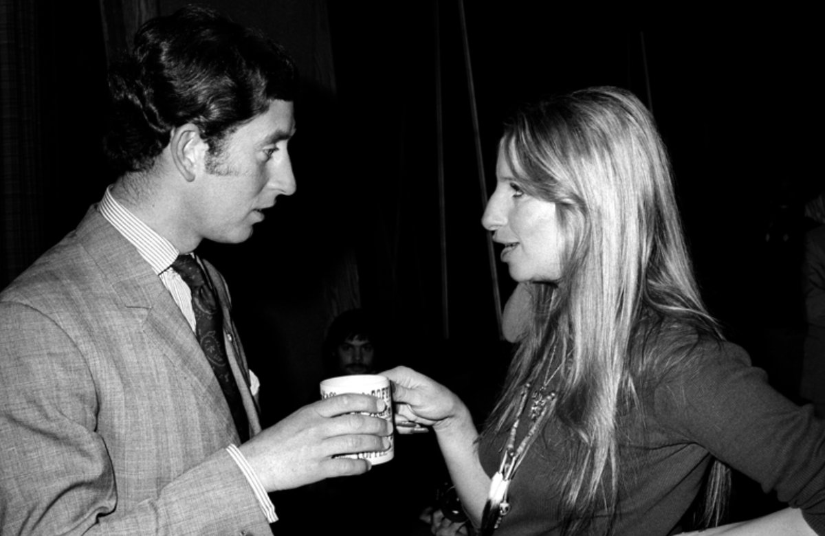 Prinz Charles und Barbra Streisand, 1974.