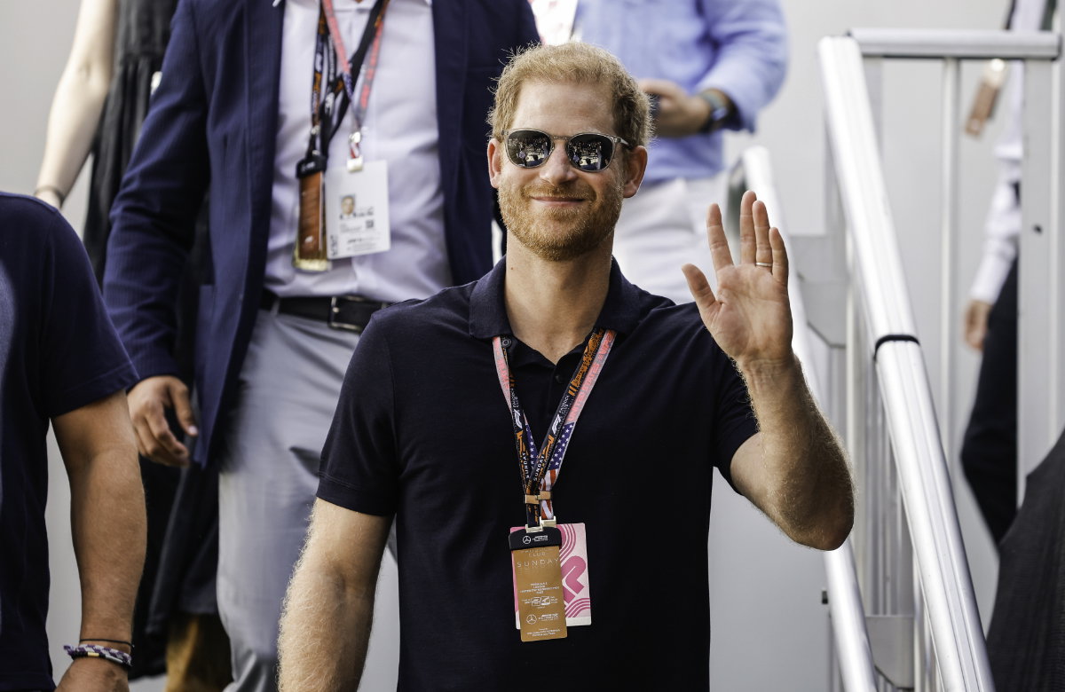Prinz Harry bei dem Formel-1-Grand-Prix in Austin.
