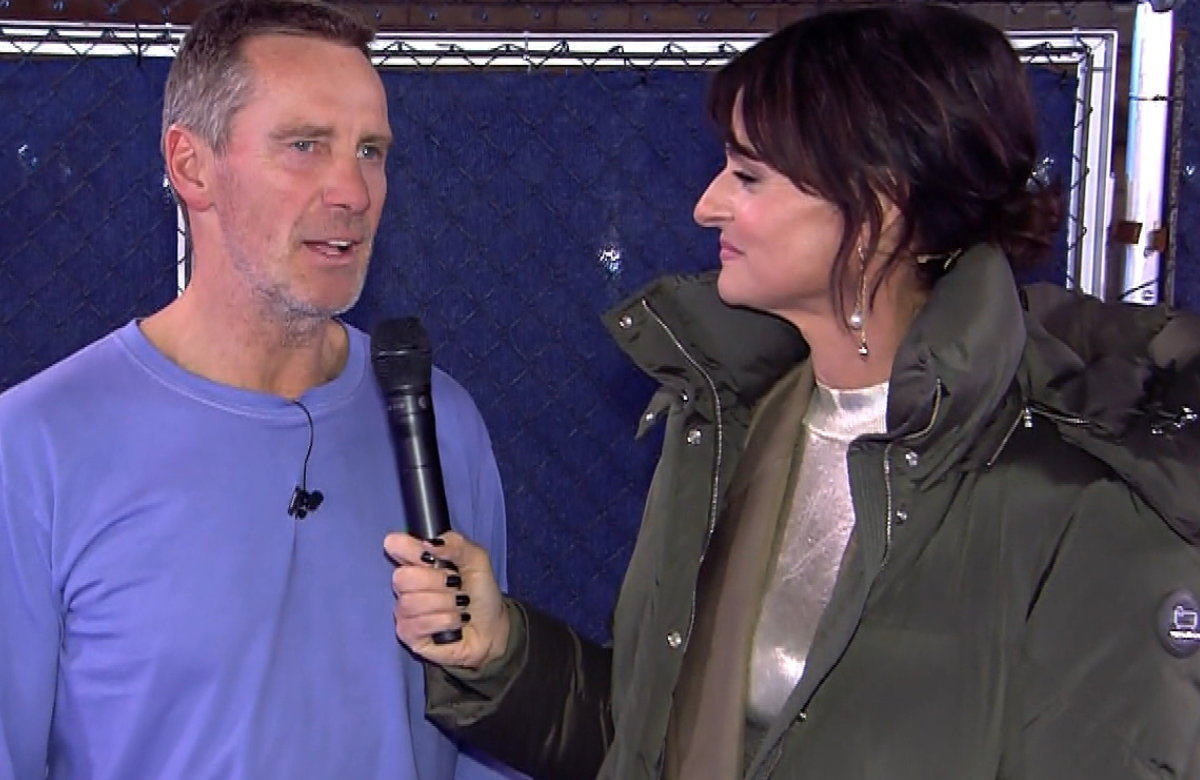 Marlene Lufen interviewt Jürgen Milski nach dem "Promi Big Brother"-Exit