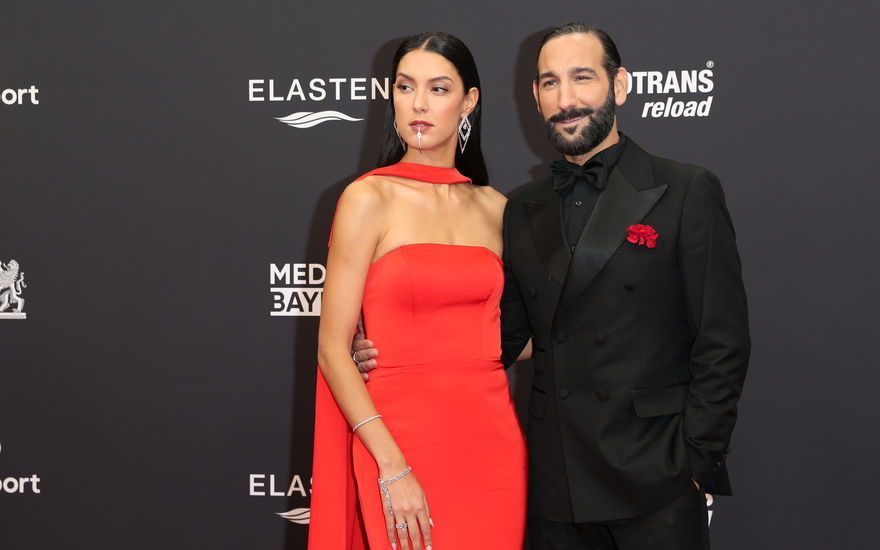 Rebecca Mir und Massimo Sinató beim Bambi 2023