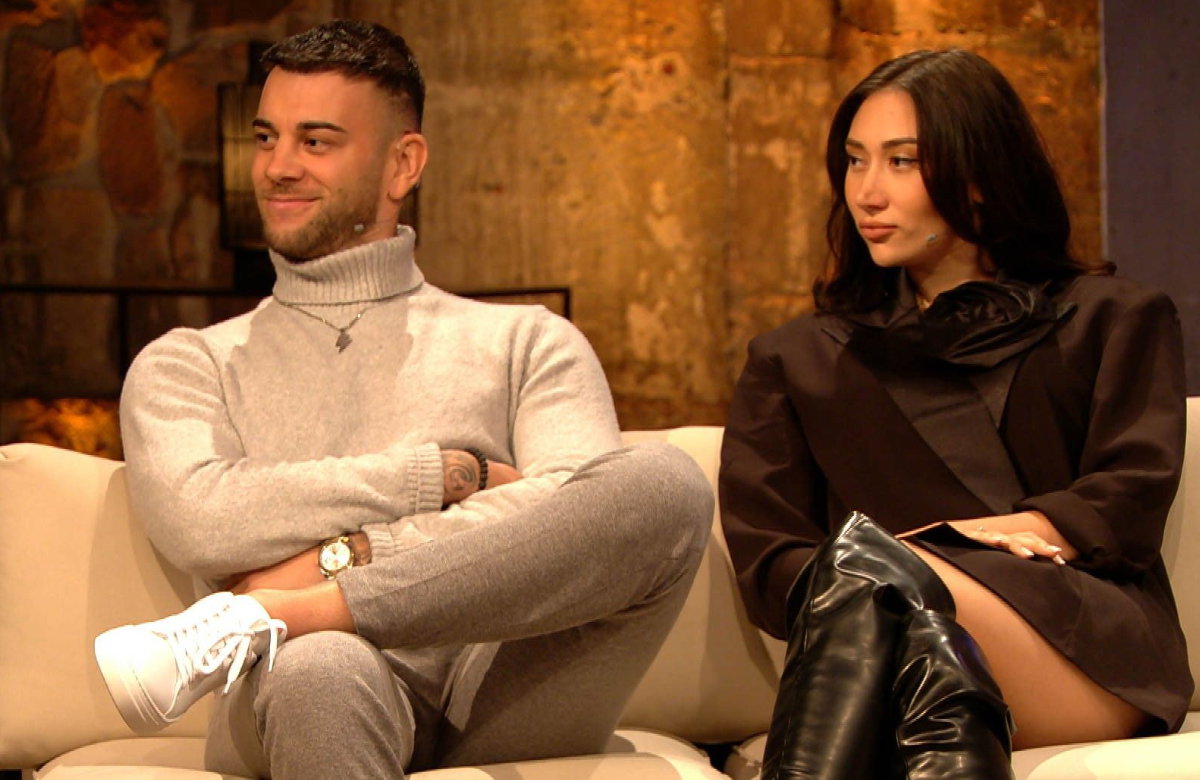 Serkan und Samira beim Wiedersehen von "Das Sommerhaus der Stars"