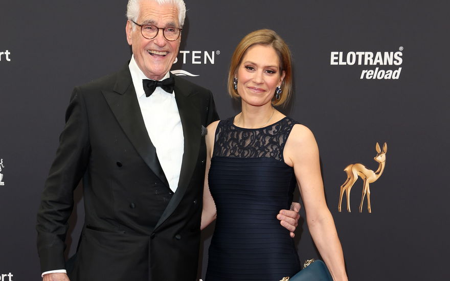 Sky du Mont und Julia Schütze beim Bambi 2023