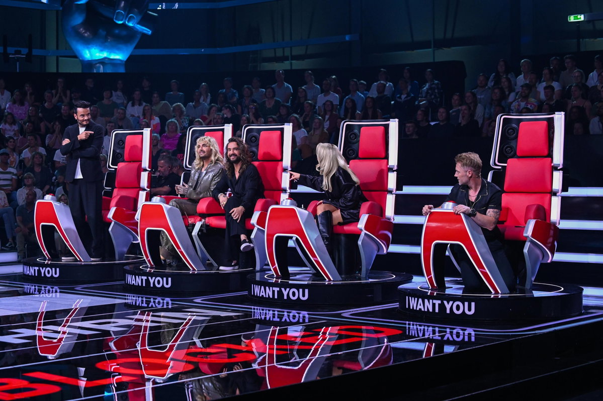 Die "The Voice of Germany"-Coaches unterhalten sich angeregt
