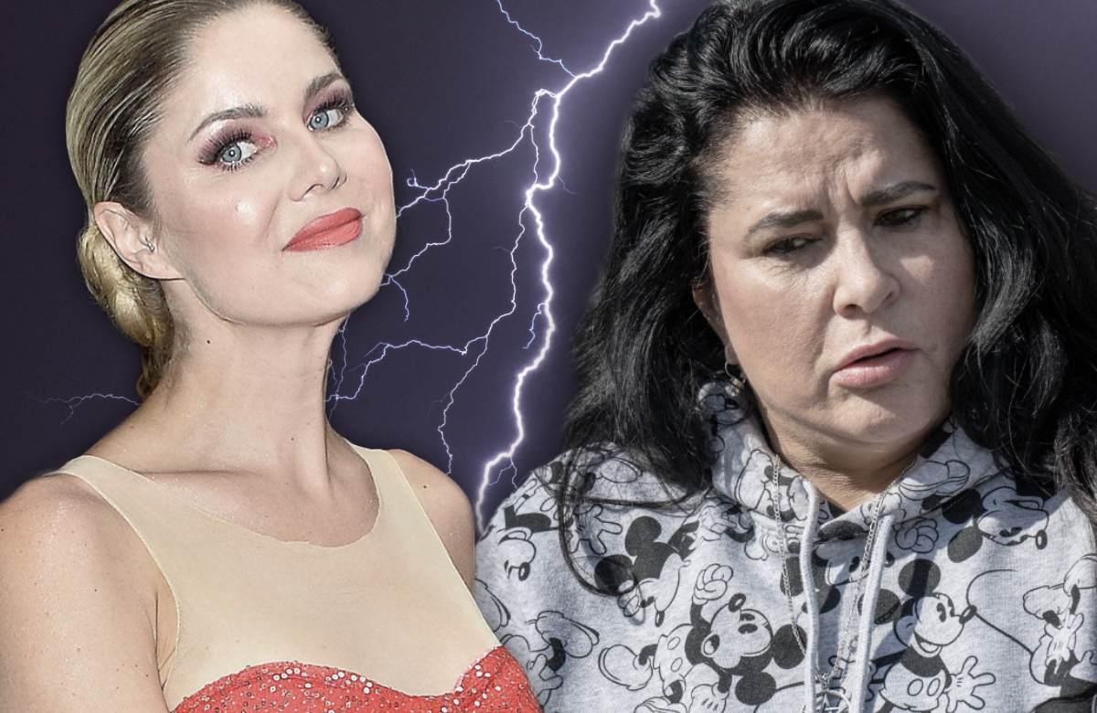 Yvonne Woelke & Iris Klein, Blitz im Hintergrund