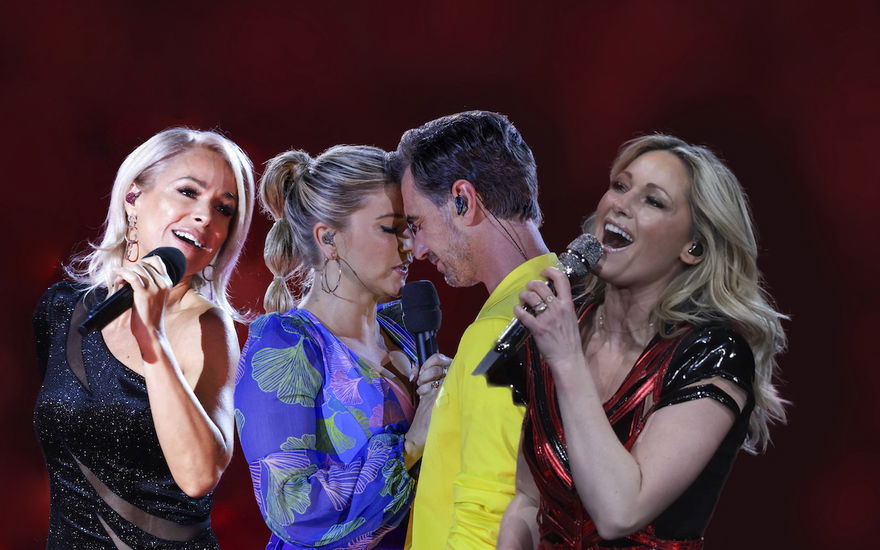 Collage Michelle, Beatrice Egli, Florian Silbereisen, Helene Fischer