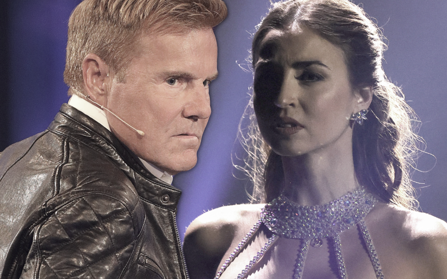 Dieter Bohlen und Ekaterina Leonova ernst
