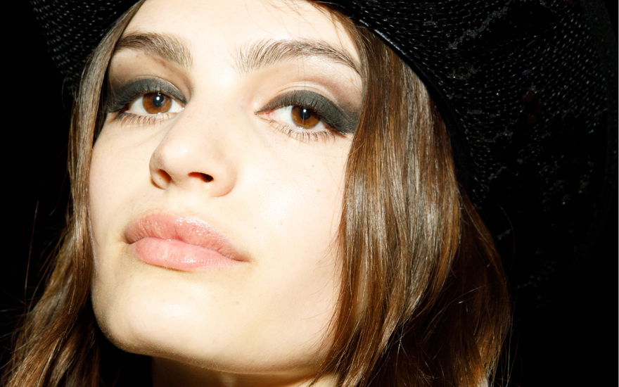 Model mit Beauty-Trends