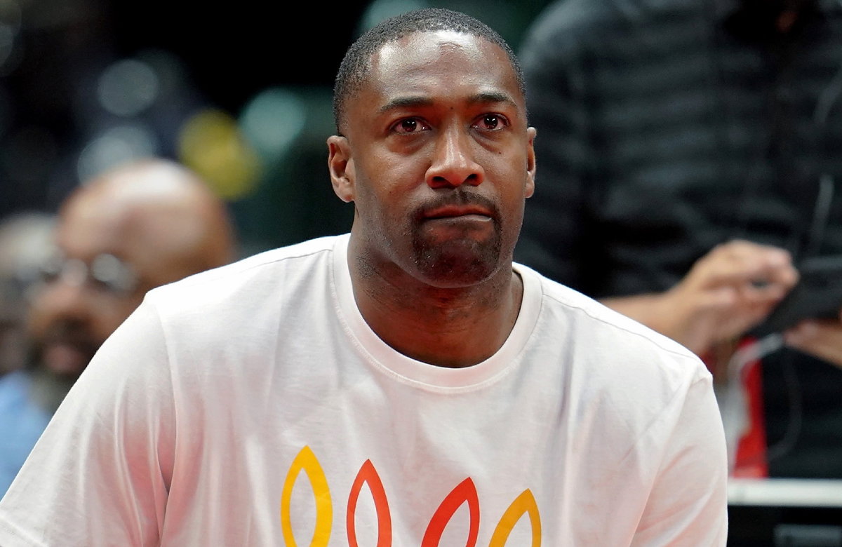 Gilbert Arenas sieht entschlossen aus