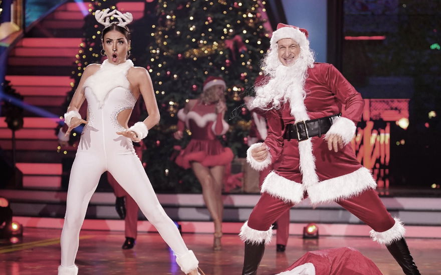 Ekaterina Leonova und Ingolf Lück beim Weihnachts-Special von "Let's Dance"