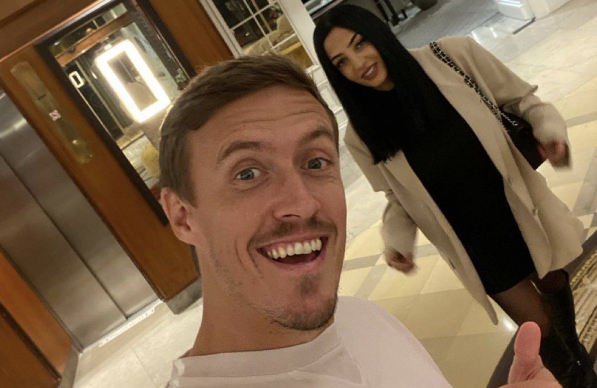 Selfie von Max Kruse und Ehefrau Dilara Kruse