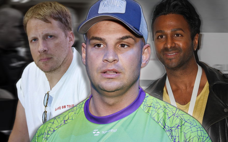 Pietro Lombardi sieht überfordert aus, Oliver Pocher wirkt verärgert und Biyon Kattilathu lächelt