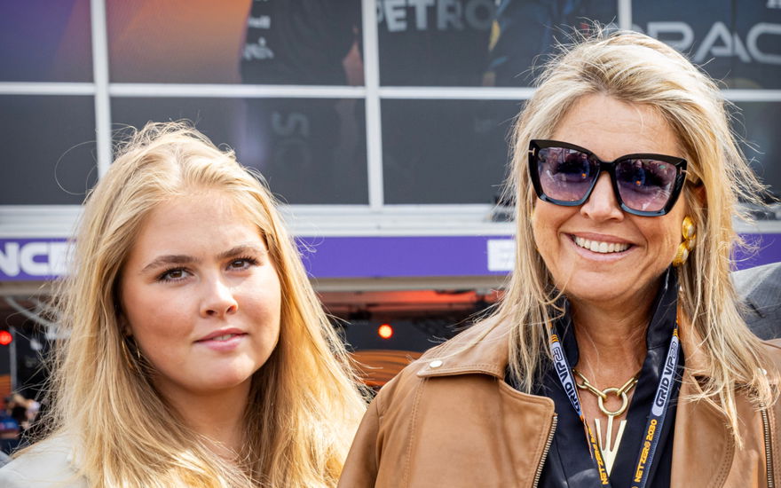 Prinzessin Amalia und Königin Máxima, 2023.