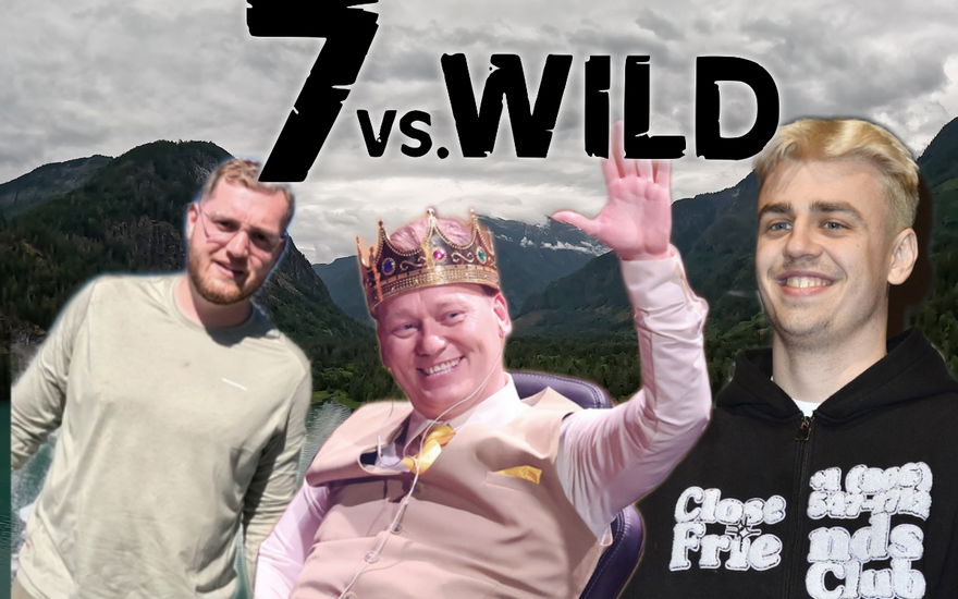 Trymacs, Knossi, Papaplatte bei "7 vs. Wild".