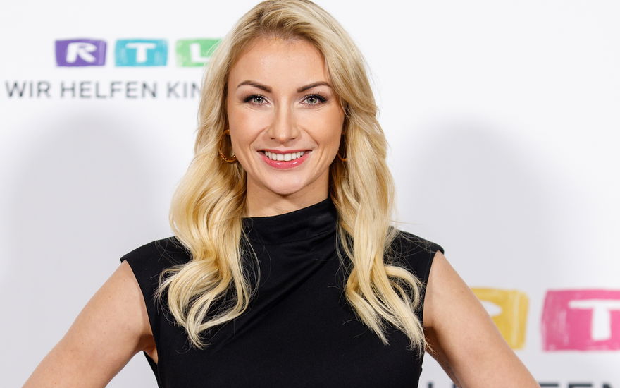 Anna-Carina Woitschack beim RTL-Spendenmarathon