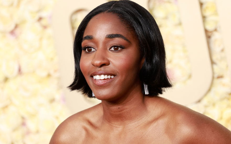 Ayo Edibiri Golden Globes Make-up