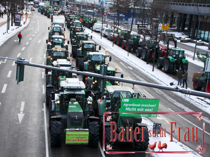 Bauernproteste: Diese "Bauer sucht Frau"-Landwirte sind dabei