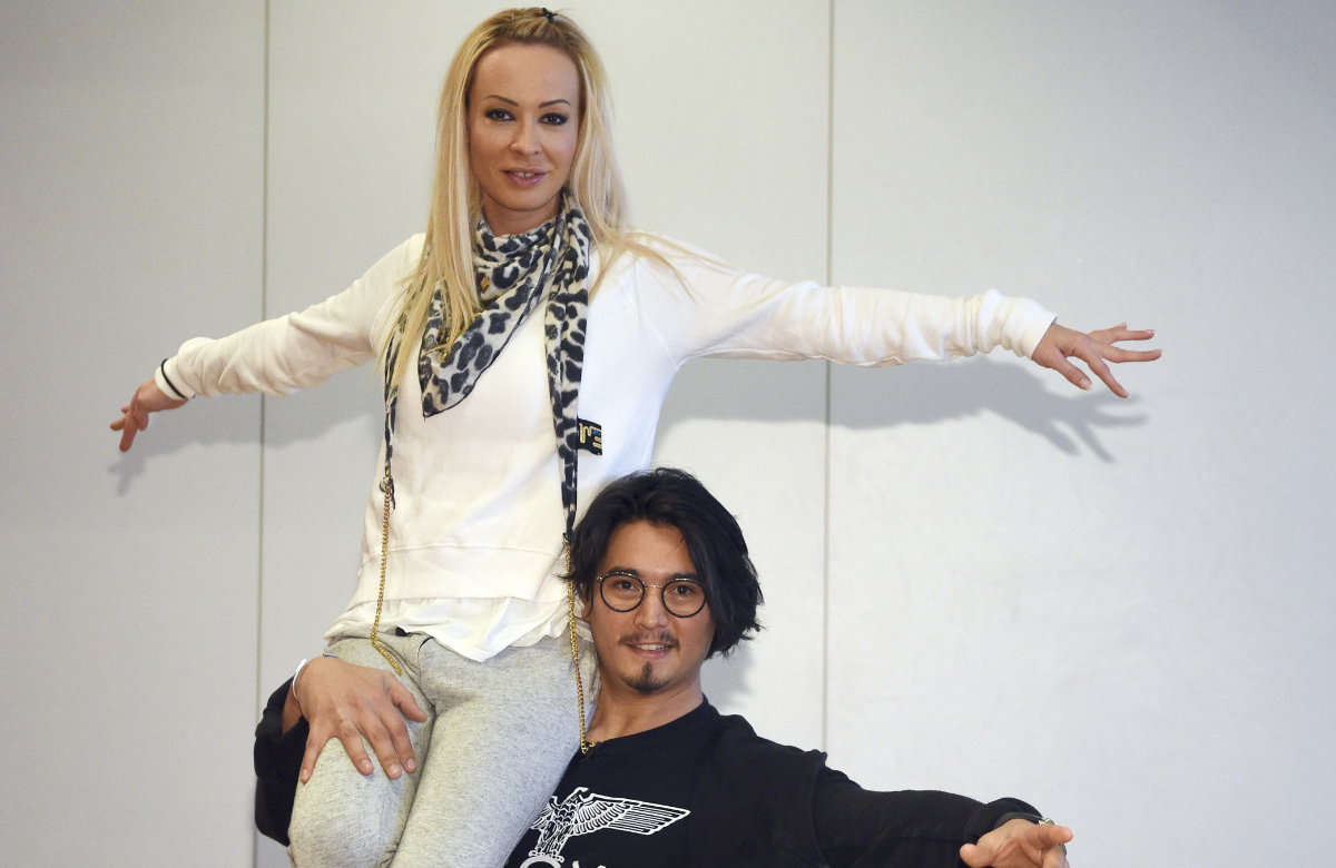 Cora Schumacher mit Erich Klaan bei "Let's Dance"-Probe