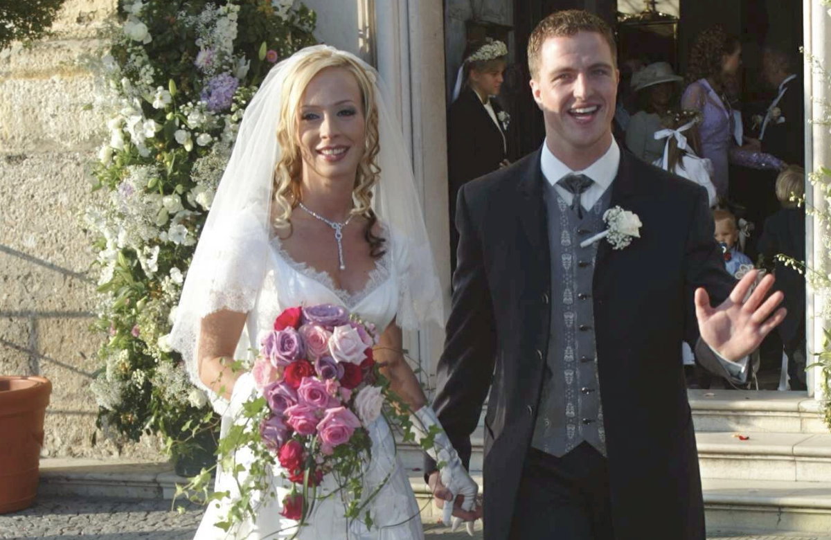 Cora und Ralf Schumacher bei ihrer Hochzeit