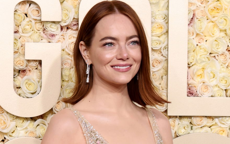 Emma Stone Gloden Globes Make-up