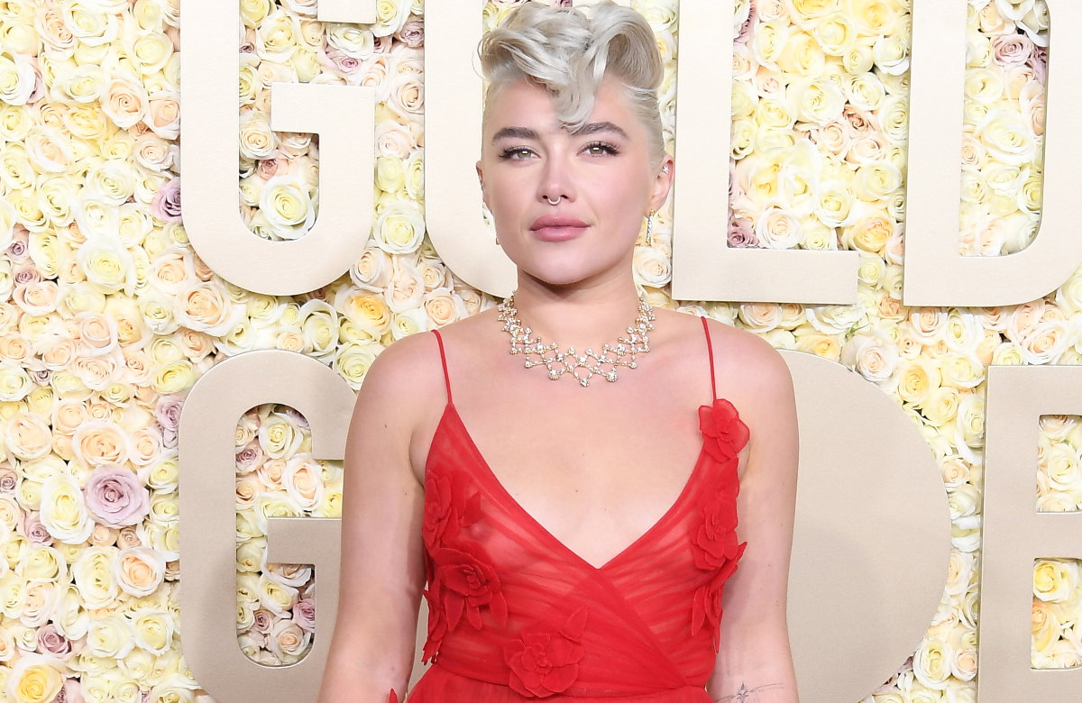 Florence Pugh bei den "Golden Globes" 2024