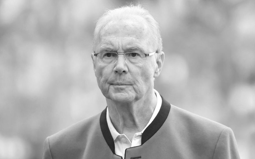Franz Beckenbauer 2018 (schwarz/weiß)