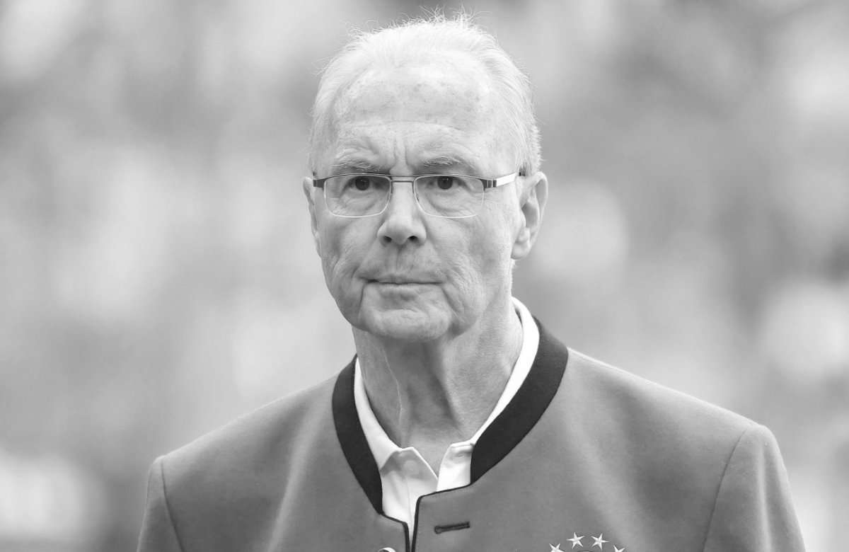 Franz Beckenbauer 2018 (schwarz/weiß)