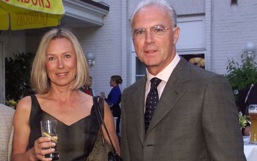 Franz Beckenbauer mit seiner Ex-Frau Sybille Beckenbauer