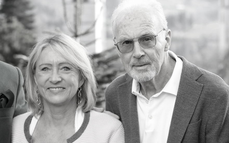 Franz Beckenbauer mit seiner Ehefrau Heidi Beckenbauer