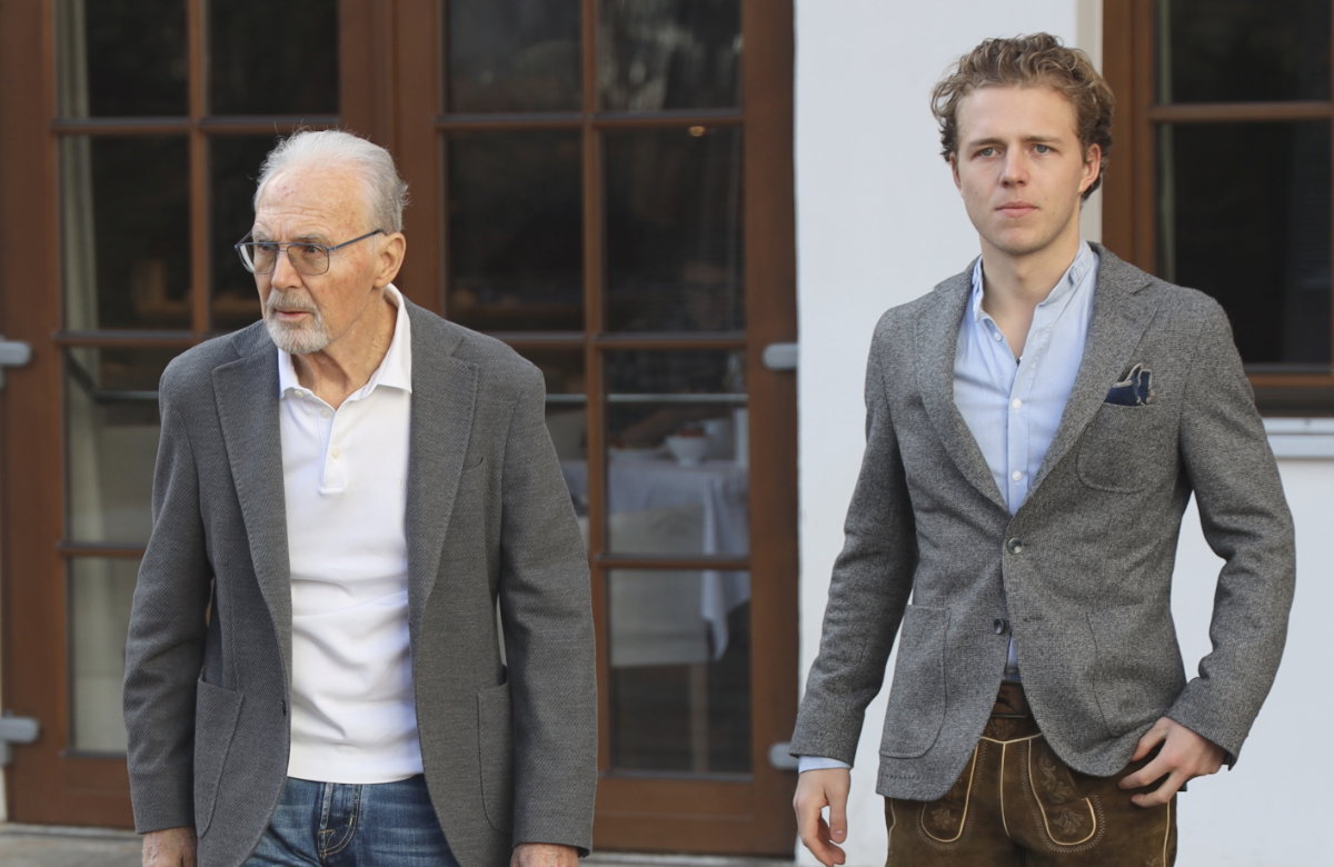 Franz Beckenbauer und Joel Beckenbauer