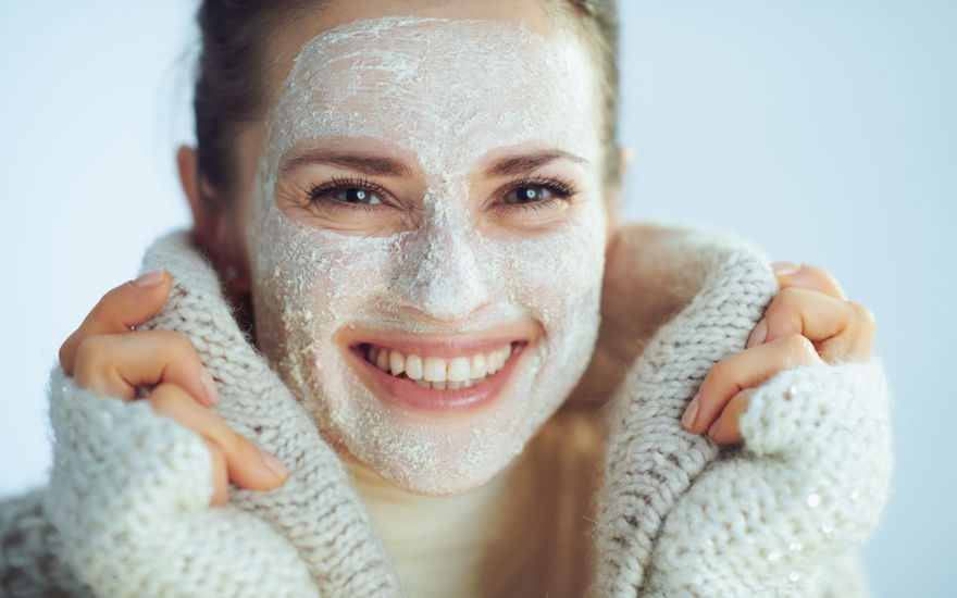 Maske gegen Unreinheiten