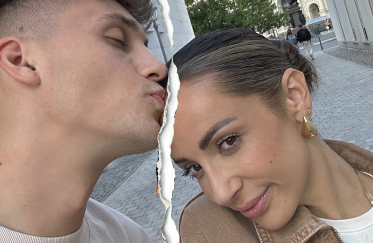 Fynn Lukas Kunz gibt Jennifer einen Kuss, Trennungsriss