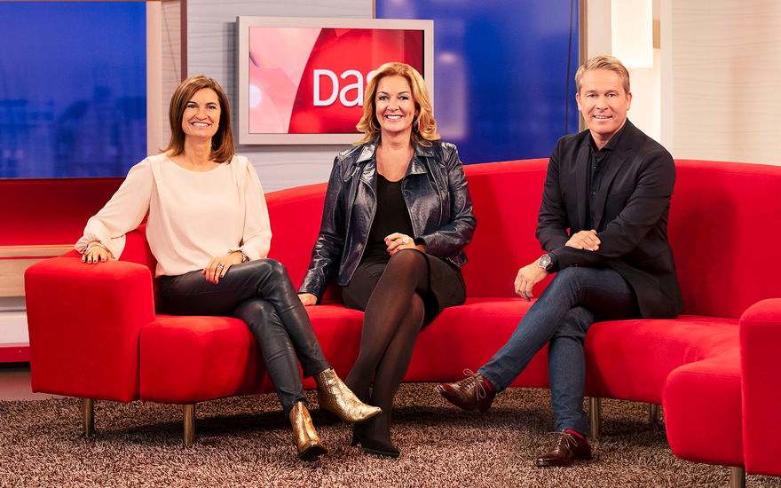 Das Moderatoren-Team von "DAS!" im NDR mit Inka Schneider, Bettina Tietjen, Hinnerk Baumgarten