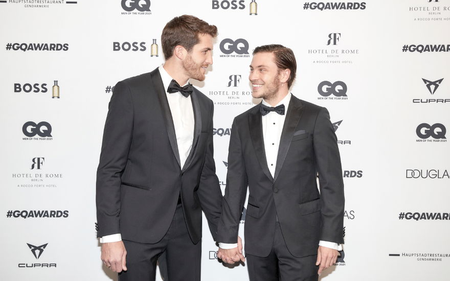 Jannik Schümann mit Freund Felix Kruck