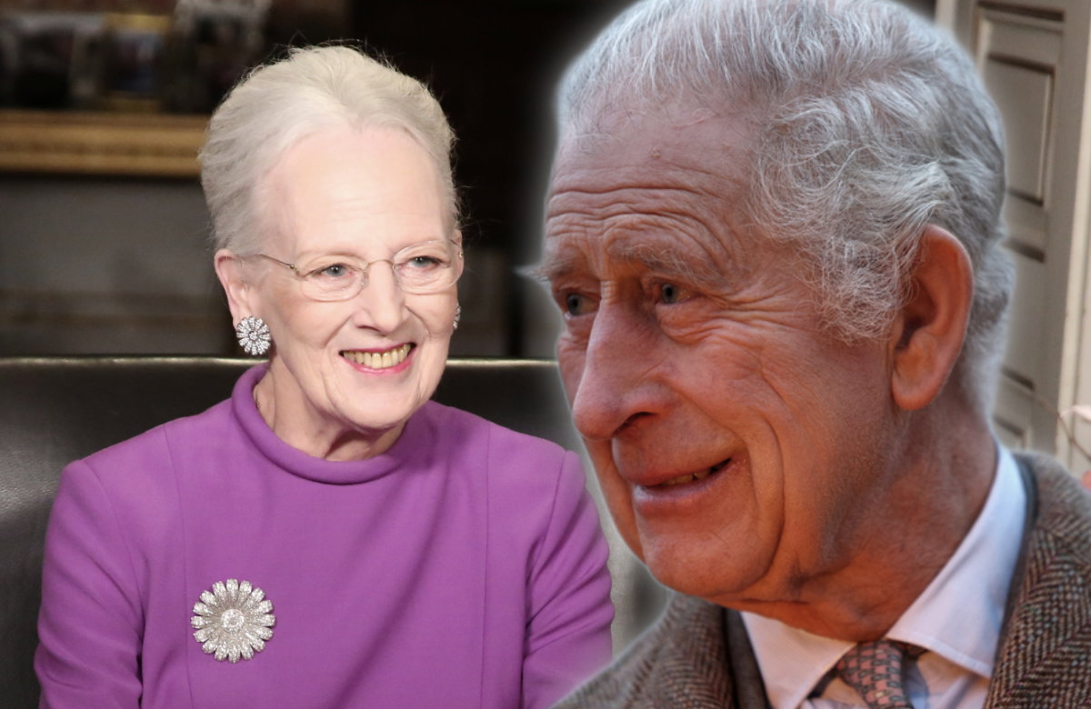 Königin Margrethe und König Charles III.